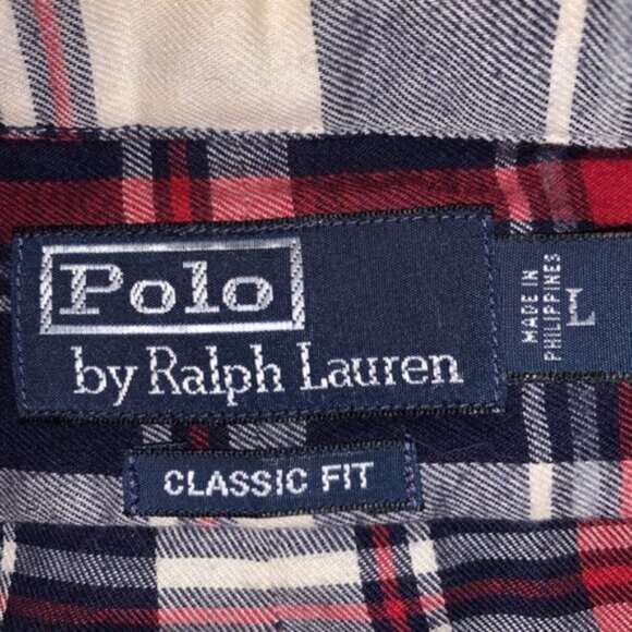 Polo by Ralph Lauren Red Casual Button Down Shirt - Picture 6 of 8